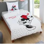 Disney Mickey egér és Minnie ágyneműhuzat garnitúra, 2 részes, 135x200 cm, 80x80 cm
