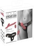 Your Strap-on Collection Your Curea-On Vibrator Roz Strap-On cu Vibrații și Mișcare Automată