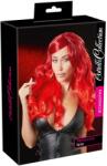 Cottelli ACCESSOIRES Perucă Roșcată Lungă Ondulată 63 cm cu Fixare Ajustabilă