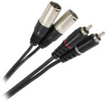 Plugger Cablu 2rca Tata - 2x Xlr Tata 0.6m (47973)