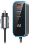 BWOO Incarcator Auto 30w Pd 2x Usb-c + 1x Usb A - Negru (gsm191510)