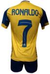 Ronaldo Focimez nadrággal Replika Al Nassr Ronaldo citromsárga-kék 164