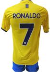 Ronaldo Focimez nadrággal Replika Al Nassr Ronaldo sárga-középkék 164
