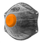 NEO TOOLS mască antipraf cu cărbune activ, cu supapă, FFP2, 3 buc (97301)