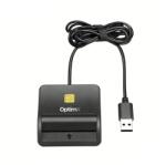 OptimX Cititor carduri OptimX Pro-SCR305 pentru carte de identitate si CEI, USB 2.0 (76816)