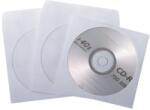  Plic CD, 125 x 125 mm, fereastra, alb, gumat , 90 g/mp (KF1020)