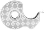 3M Bandă adezivă Scotch 19 mm x 13, 9 m, cu distribuitor din oțel inoxidabil, pachet de 2 role