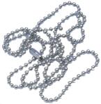  Snur metalic (lantisor) pentru buzunar ecuson, lungime 70 cm (EV000709)