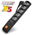 HSK Data Panou de distributie ACAR X5/3m 5x220V negru+prep. protectie 9600