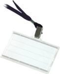 DONAU Ecuson orizontal Donau, 85 x 50 mm, cu snur negru, 50 bucati/cutie (DN100961)
