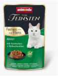Animonda | Vom Feinsten Feines Filets | nyúl és csirkemellfilé alutasakos nedves eledel felnőtt macskáknak - 85 g