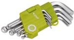 EXTOL CRAFT 3 év imbuszkulcs klt. , rövid, Cr40 gömbfej, TÜV/GS; 9db, 1, 5-10mm, bliszteren (66000)