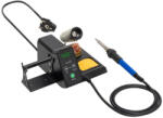 Somogyi Elektronic FPA60W digitális forrasztópáka állomás, hőfokszabályozós, 180-480°C, 60 W-os kerámia fűtőbetét, kalibrálható fémforgács és tisztító szivacs - elektrosokk