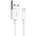 XO Design Cablu Date si Incarcare XO Design, NB47, USB la MicroUSB, 1m, 2.4 A, Alb (6920680842124)