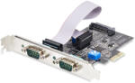 StarTech 2S232422485-PC-CARD, PCIe, Soros, PCIe 2.0, RS-232/422/485, Fekete, ASIX - AX99100 (2S232422485-PC-CARD)