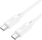 HOCO Premium Product Cablu incarcare si Transfer date HOCO X88, USB TypeC - TypeC, 60W PD, 1m, Alb (6931474783370)