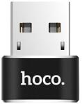 hoco. premium product Adaptor USB to Type-C Hoco, Aluminiu, Incarcare si transfer, Black (6957531064138)