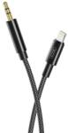 XO Design Cablu audio XO NB-R211A, tata Lightning la mama mini jack 3.5 mm, 1m, Negru (KXG0097668)