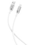 XO Cablu transfer date si incarcare XO NB251 USB-A - USB-C 6A Metalic 1m, Alb (160882)