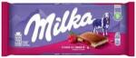 Milka Ciocolata Lapte Si Crema Zmeura 100 G