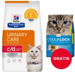 HILL'S Prescription Diet Feline c/d Multicare Urinary Stress 8 kg + nisip pisici 6 kg GRATIS
