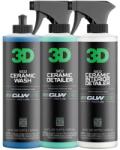 3DProducts Kit Ceramic SiO₂, Îngrijire Auto Exterior Interior, Seria GLW, 3DProducts