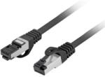 Lanberg Cablu retea Lanberg CAT8.1 Patch Cable S/FTP 2 m LZSH, Negru (PCF8-10CU-0200-BK)