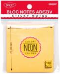 Daco Bloc notes adeziv 76×76 mm Portocaliu neon DACO (Post-it) (BN200P)
