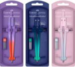 Faber-Castell Stream Flow precíziós gyorsállítós körző készlet vegyes színek