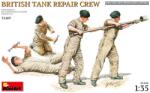 MiniArt Figurine hobby MiniArt Militare: Soldați - Echipaj britanic pentru reparații tancuri din Al Doilea Război Mondial (4 figurine) (MNA35489)