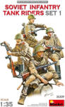 MiniArt Figurine hobby MiniArt Militare: Soldați - Soldați sovietici pe tanc (4 figurine) (MNA35309)