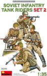 MiniArt Figurine hobby MiniArt Militare: Soldați - Tanchisti infanterie sovietică, Al Doilea Război Mondial (4 figurine) (MNA35310)