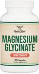 Double Wood Supplements Magnesium Glycinate Extra Strength, 120 mg, 90 capsule, Double Wood