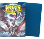  Dragon Shield Standard Matte Dual Sleeves - Cobalt & Silver (100 Sleeves) (5706569150648)