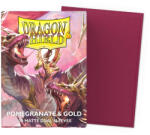  Dragon Shield Standard Matte Dual Sleeves - Red & Gold (100 Sleeves) (5706569150655)