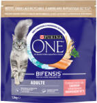 ONE 2x1, 5kg PURINA ONE Adult lazac & teljes kiőrlésű gabona száraz macskatáp