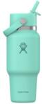 Hydro Flask 24 OZ WIDE FLEX STRAW TRAVEL BOTTLE Termos Mermain Green