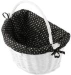 Extend Husă decorativă Extend pentru coș de răchită CREDO, black/white