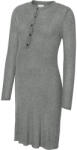 Mamalicious Rochie gravida cu nasturi si maneca lunga, gri gri (14B1E8)