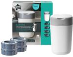 Tommee Tippee Sangenic Twist&Click coș de gunoi pentru scutece Sangenic Twist&Click + 4 bucăți de reumplere citrice (122B8C)