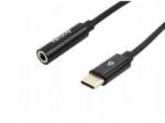 Accura USB-C - MiniJack black M/F