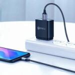 Ugreen US288 60127 USB-A/USB-C QC 3.0 3A 1, 5 m Kabel - Grau
