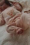 Konges Sløjd kezeslábas gyerek pamut MINNIE ONESIE GOTS - rózsaszín 92