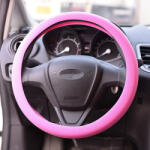  Szilikon kormányvédő huzat - hot pink - 36-40cm