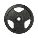 inSPORTline Disc de greutăţi din fontă inSPORTline Hamerton Negru 10 kg, 30 mm (30789)