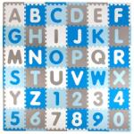 inSPORTline Covoras Puzzle Spuma inSPORTline Abecino 30 x 30 x 1 cm, 36 Piese (26517) - sport-mag