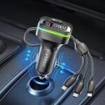 Giftspot Modulator FM Auto cu Bluetooth și USB pentru Mașină