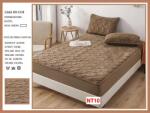 Casa De Lux Huse De Pat Topper Cu Elastic Si 2 Fete De Perna, 140X200, NT10