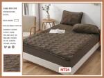 Casa De Lux Huse De Pat Topper Cu Elastic Si 2 Fete De Perna, 160X200, NT24