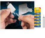 DLYFULL Dupla Usb töltő CR425 akkumulátorhoz 5 db akkumulátor (5903181520662)